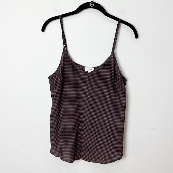 Aritzia Wilfred Silk Camisole Top Stripe - Picture 1 of 5